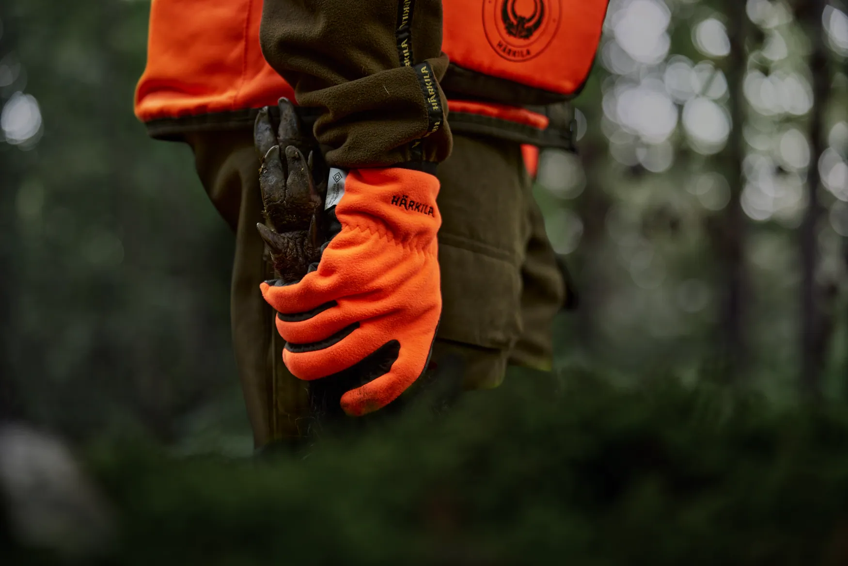 Harkila rukavice Wildboar Pro Blaze WSP boja narandzasta/braon, vel.XL – Harkila – Lovački Šal/Kravate/Tregeri/Rukavice – slika 7