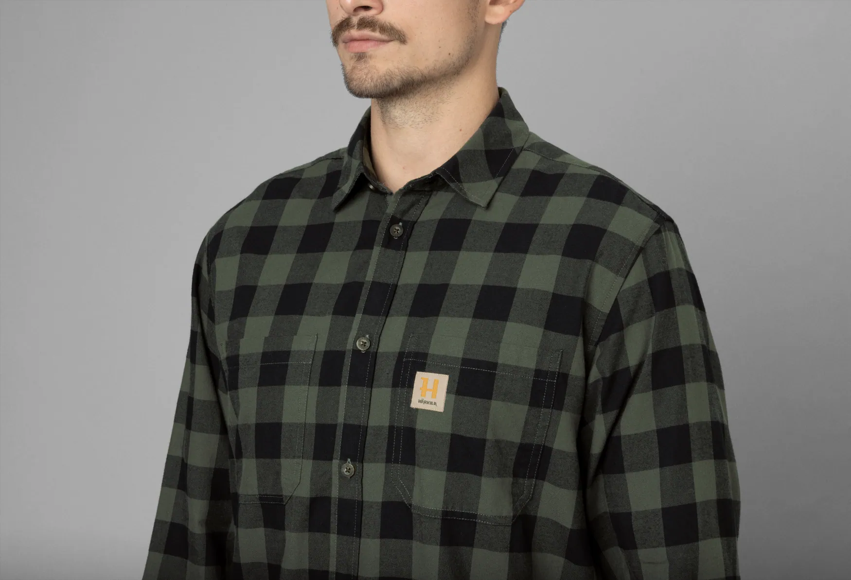 Harkila kosulja Scandinavian L/S boja zelena, vel.XXL – Harkila – Lovačke Košulje – slika 3