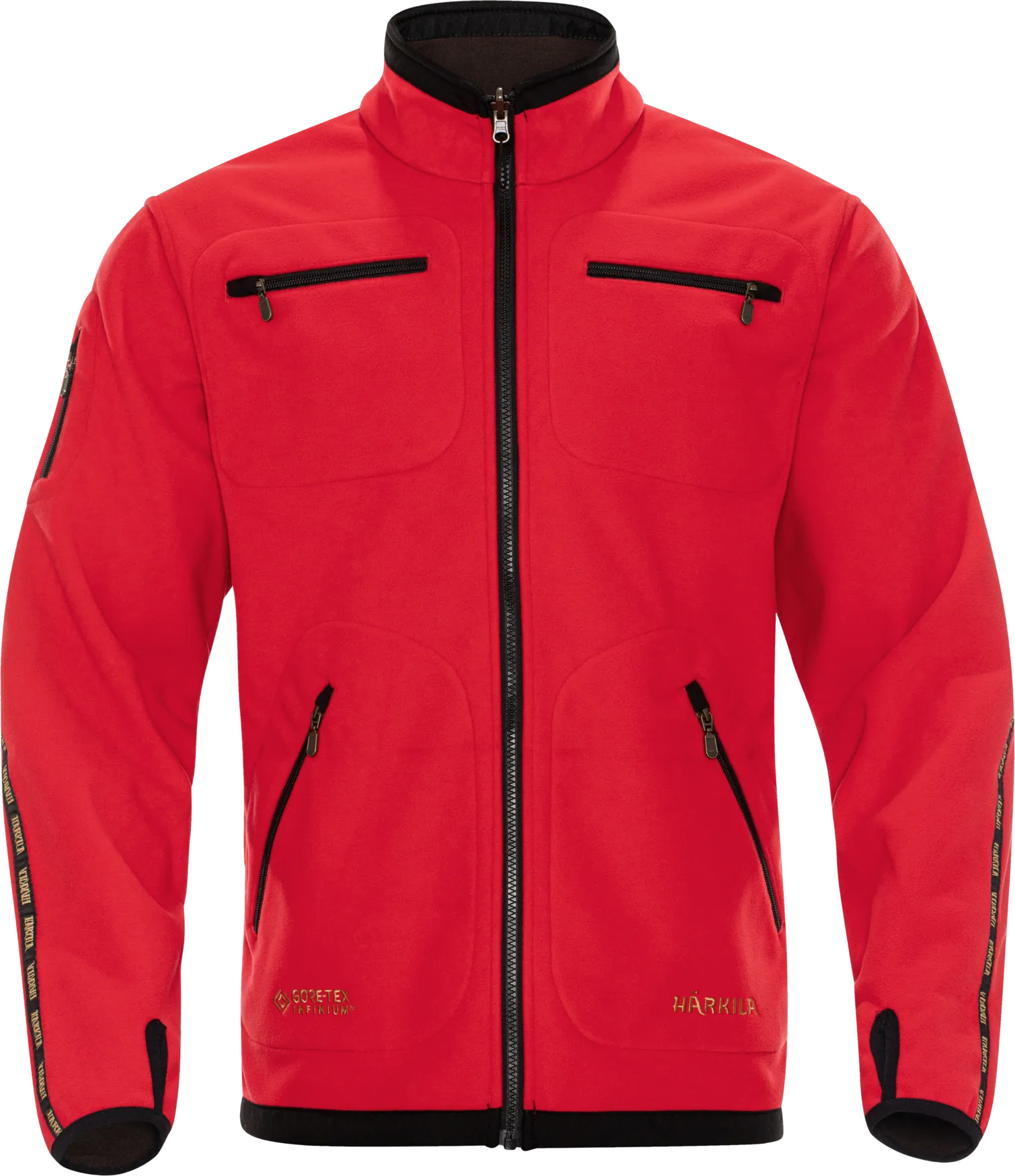 Harkila jakna Kamko fleece boja Brown/Red, vel.XL – Harkila