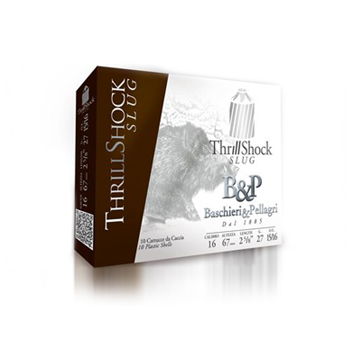 Lovački metak B&P Big Game Thrill Shock Slug cal 16/67 26 gr – Baschieri & Pellagri