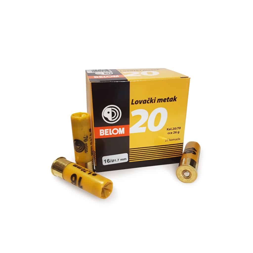 Lovacki metak Belom cal.20 1,7mm- 16 – BELOM