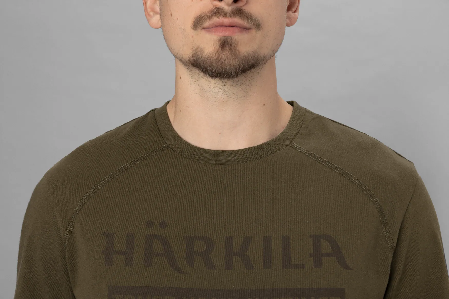 harkila majca Logo S/S boja zelena vel.M – Harkila – Lovački Džemperi/Duksevi/Majice – slika 3