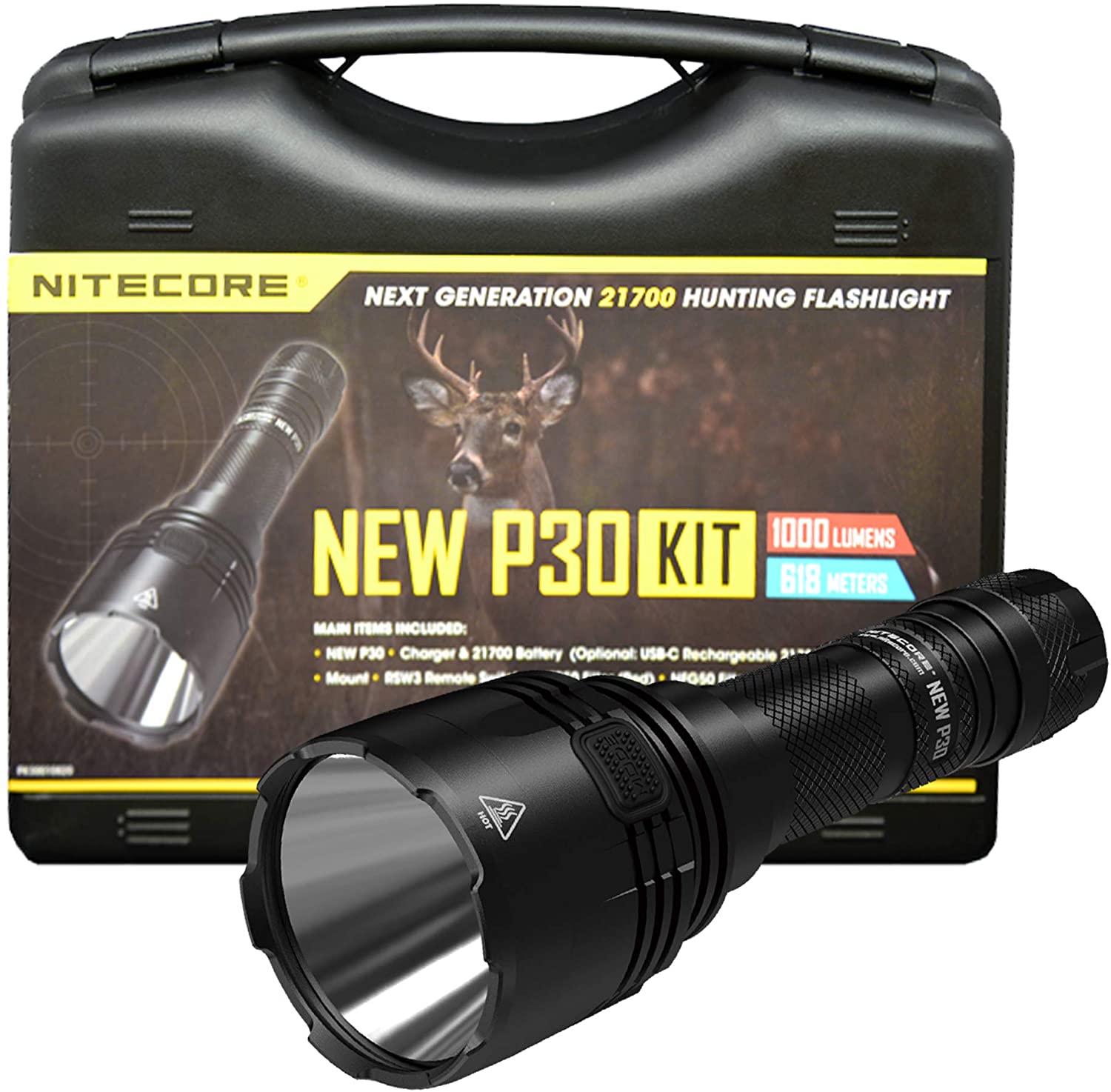 Lampa baterijska NEW P30 NITECORE KIT – Nitecore