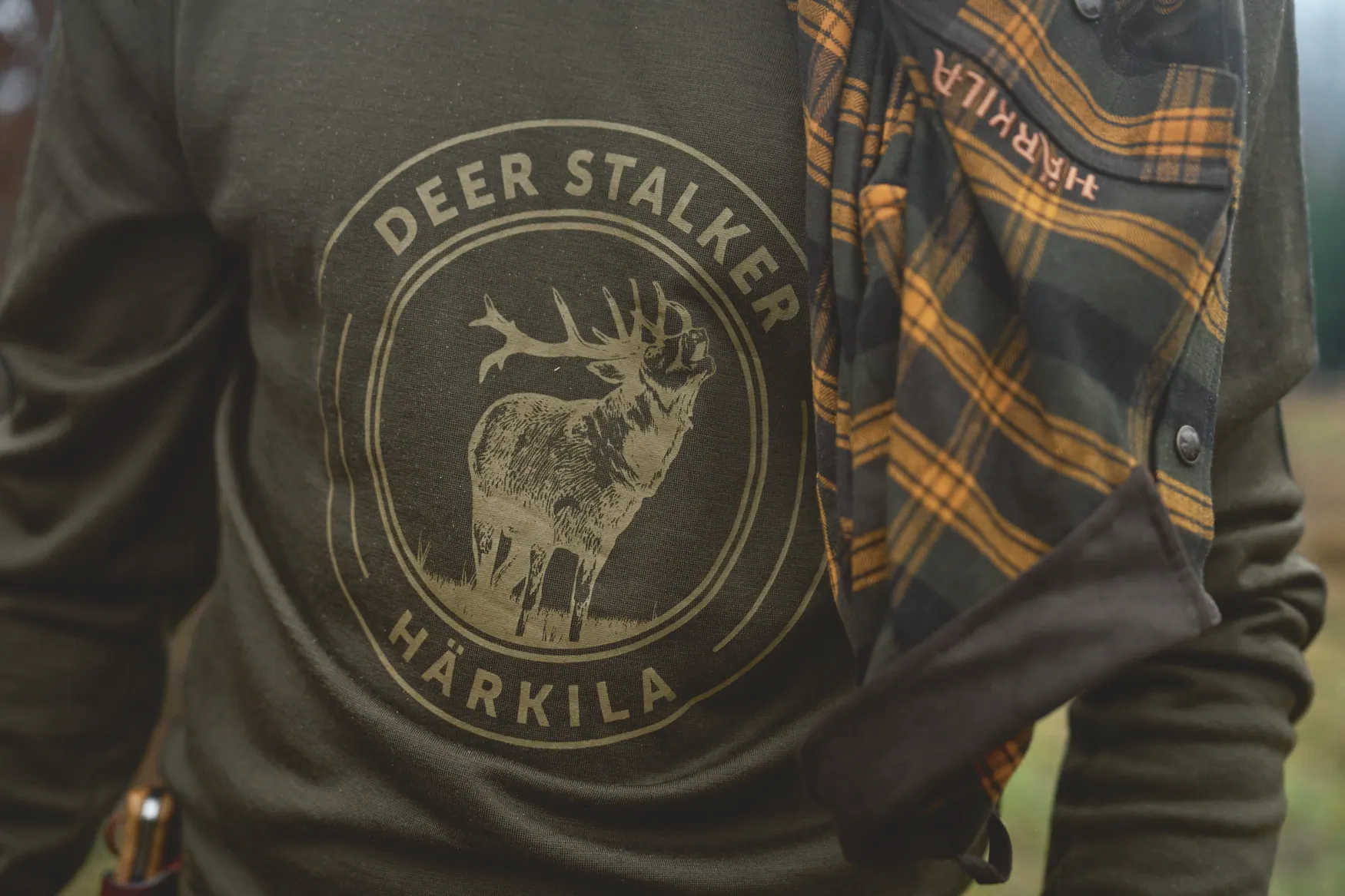 Harkila majca Game L/s boja zelena,vel.L – Harkila – Lovački Džemperi/Duksevi/Majice – slika 6