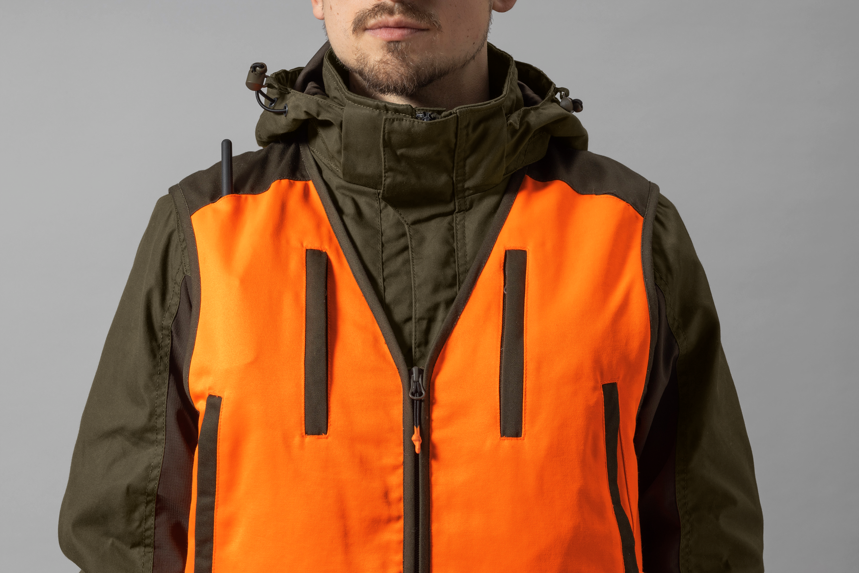 Seeland Travo prsluk Hi-vis, boja narandzasta, vel. L – Harkila – Lovački Prsluci – slika 4