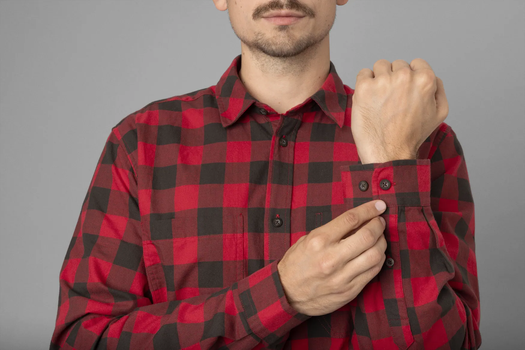 Harkila kosulja Scandinavian L/S boja crvena, vel. XL – Harkila – Lovačke Košulje – slika 2