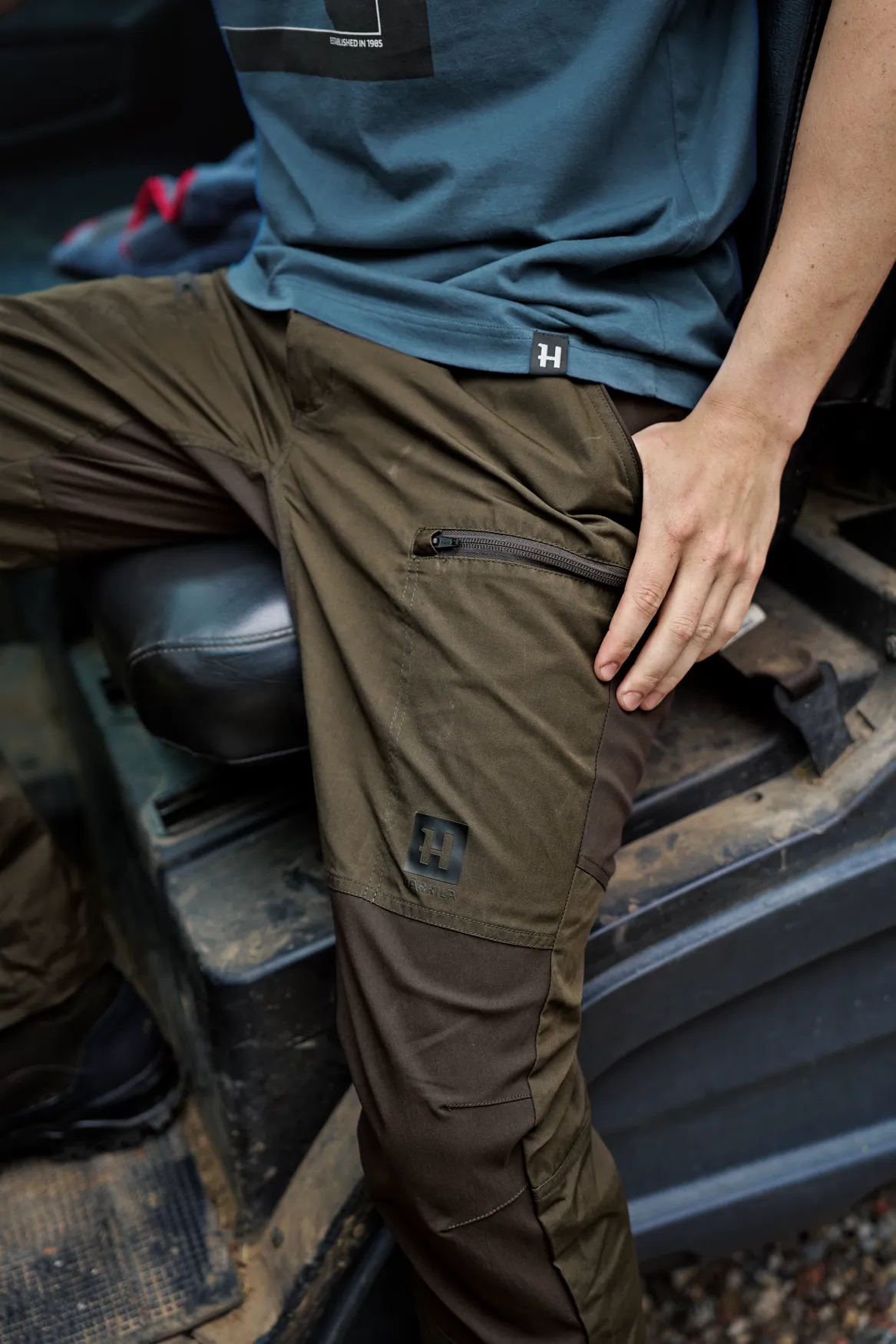 Harkila pantalone Fjell boja Shadow brown vel.60 – Harkila – Lovačke Pantalone – slika 4