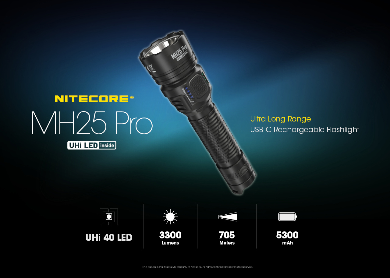 Lampa baterijska MH25PRO – Nitecore – Lovačke Lampe/Baterije – slika 5