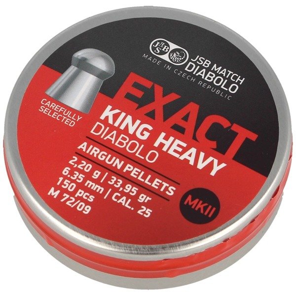 Dijabole Exact King Heavy cal.6,35 1/150 – JSB