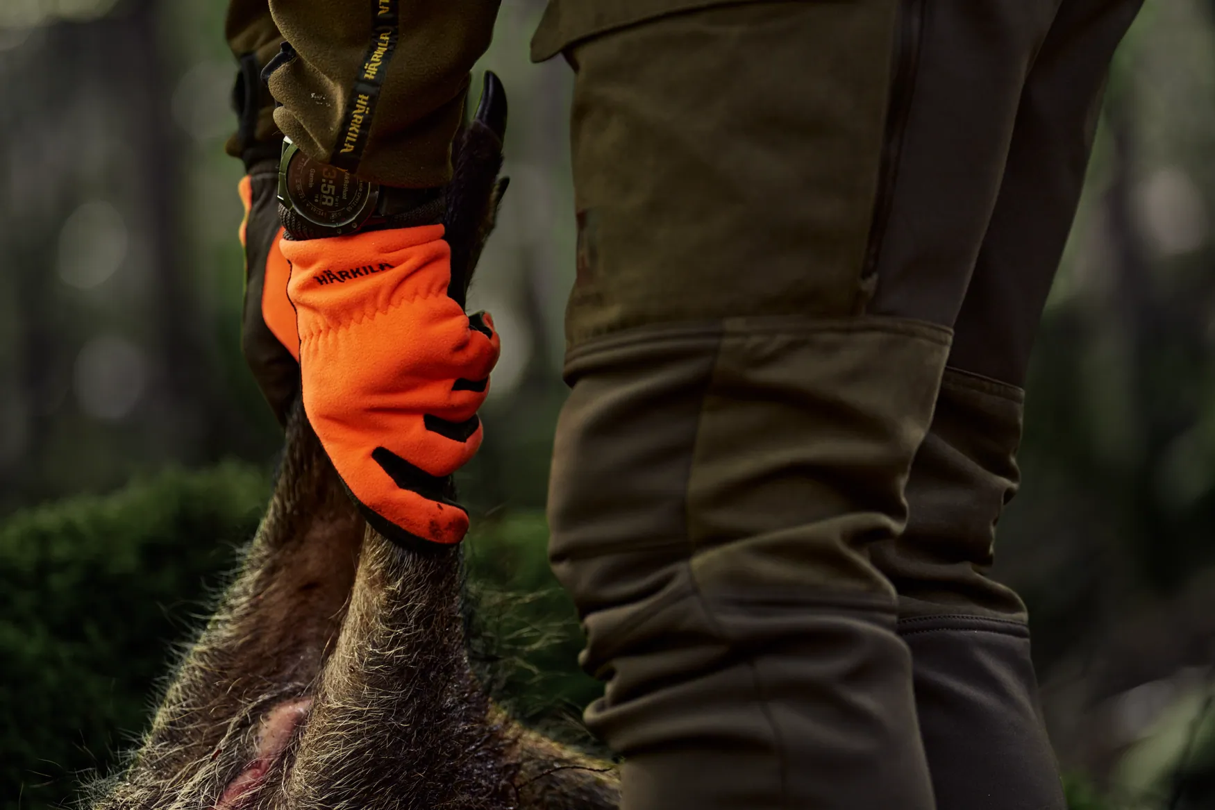 Harkila rukavice Wildboar Pro Blaze WSP boja narandzasta/braon, vel.XL – Harkila – Lovački Šal/Kravate/Tregeri/Rukavice – slika 6