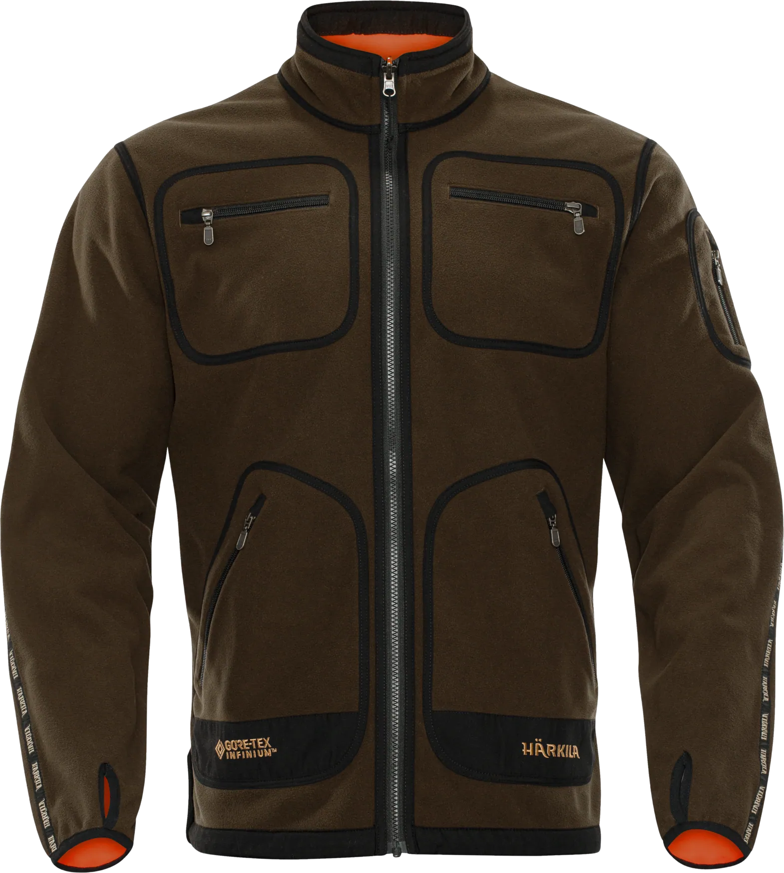 Harkila jakna Kamko Fleece boja braon/narandzasta , vel. 5XL – Harkila – Lovačke Jakne/Kabanice – slika 1