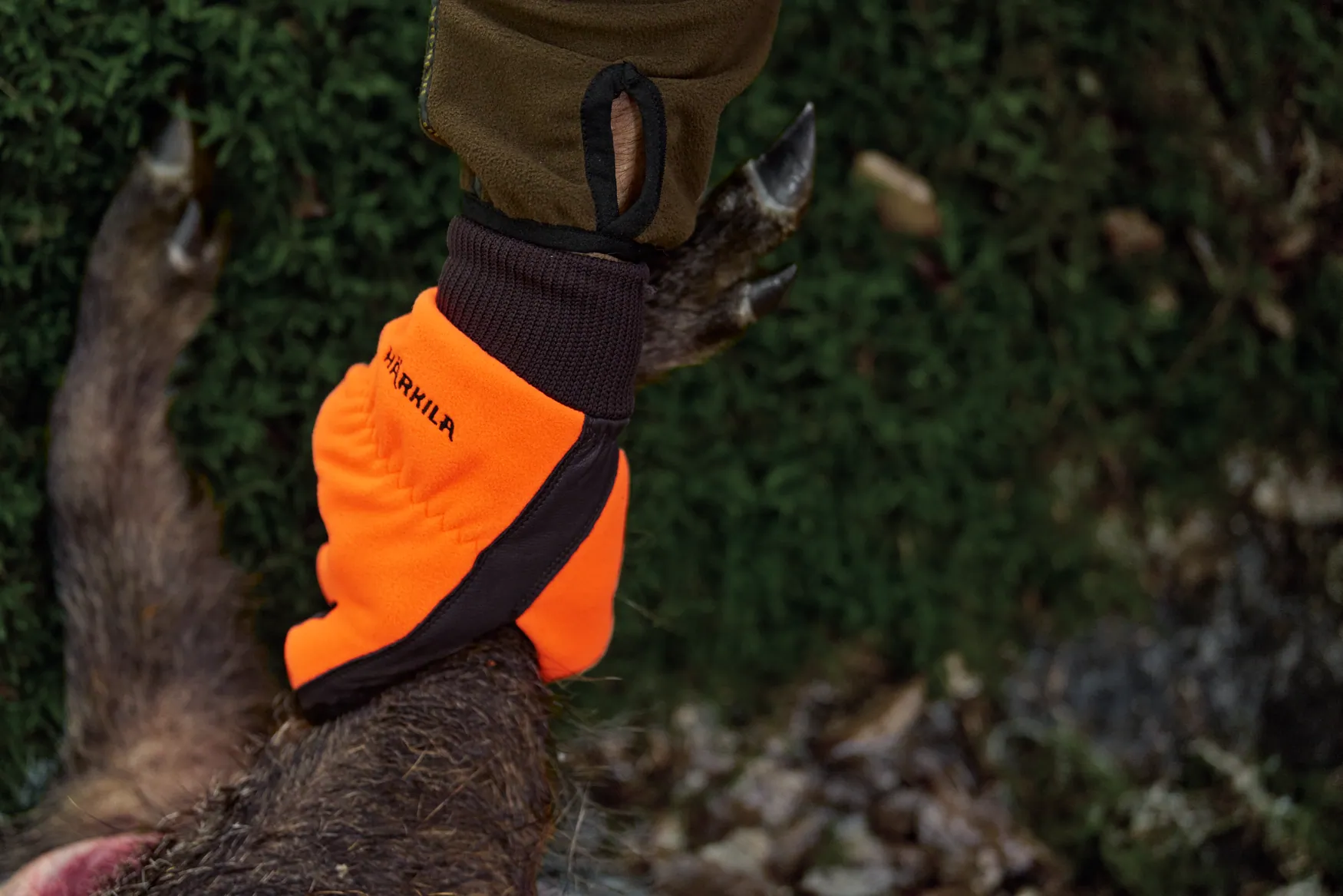 Harkila rukavice Wildboar Pro Blaze WSP boja narandzasta/braon, vel.XL – Harkila – Lovački Šal/Kravate/Tregeri/Rukavice – slika 2
