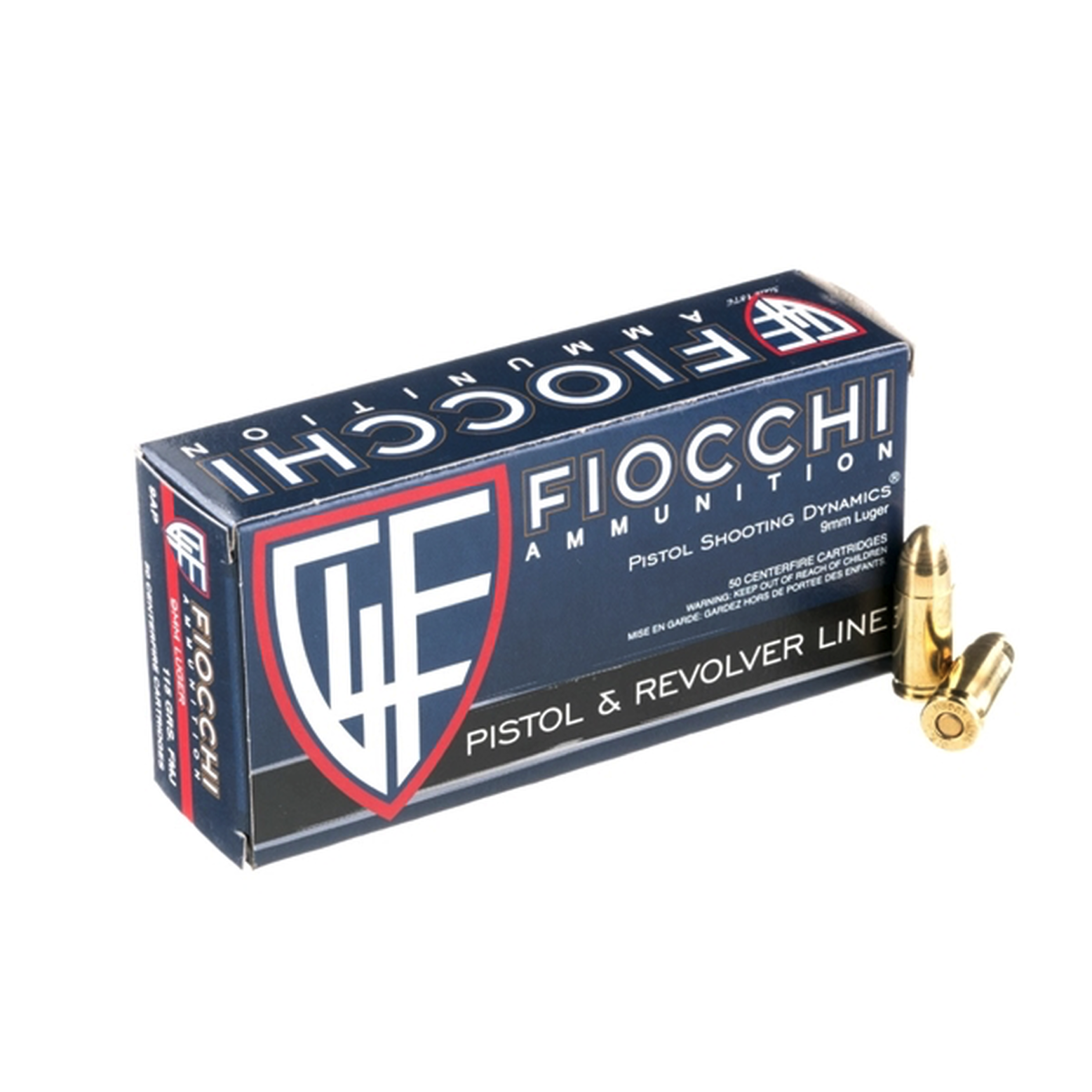 Fiocchi 9 Luger 115 FMJ PM – Fiocchi
