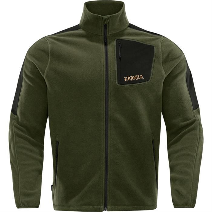 Harkila jakna Venjan fleece boja duffel green/Black, vel. 3XL – Harkila