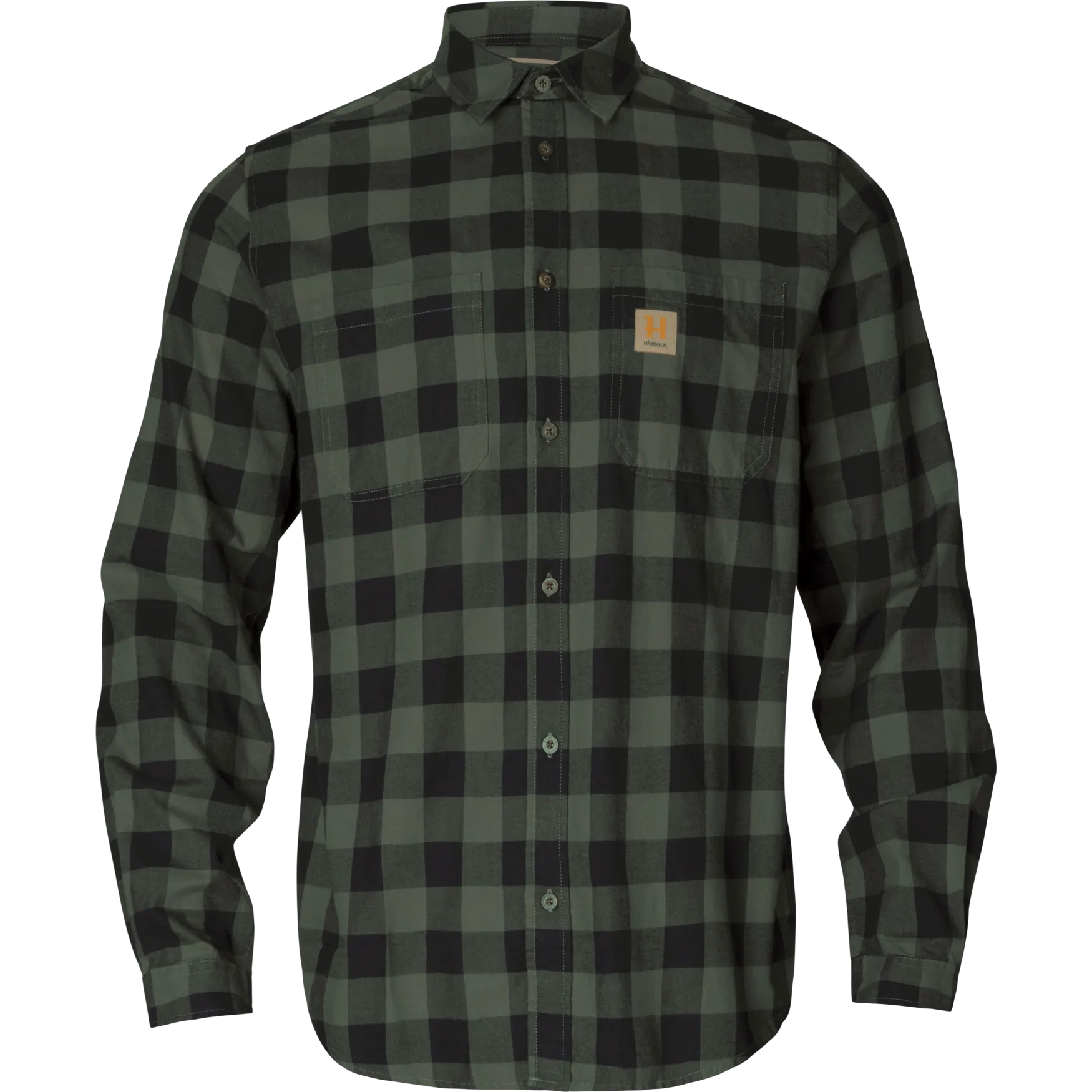 Harkila kosulja Scandinavian L/S boja zelena, vel. 4XL – Harkila