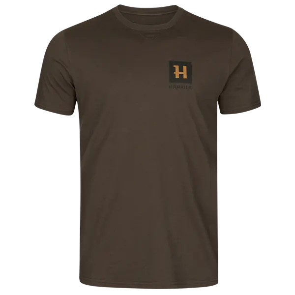 Harkila majca Gorm S/S boja Shadow brown, vel. 4XL – Harkila