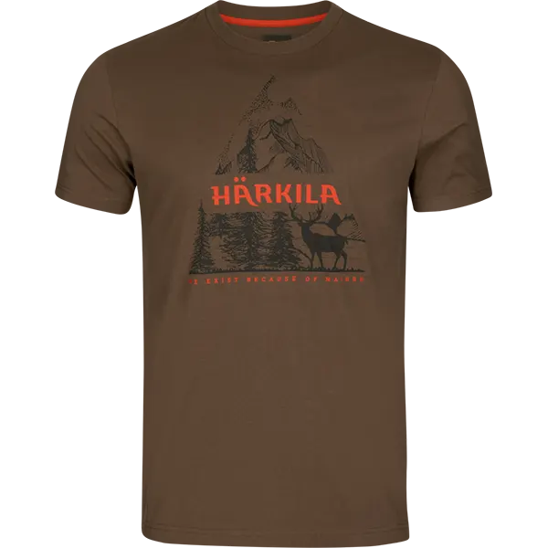 Harkila majca Nature S/S boja Slate black vel.3XL – Harkila