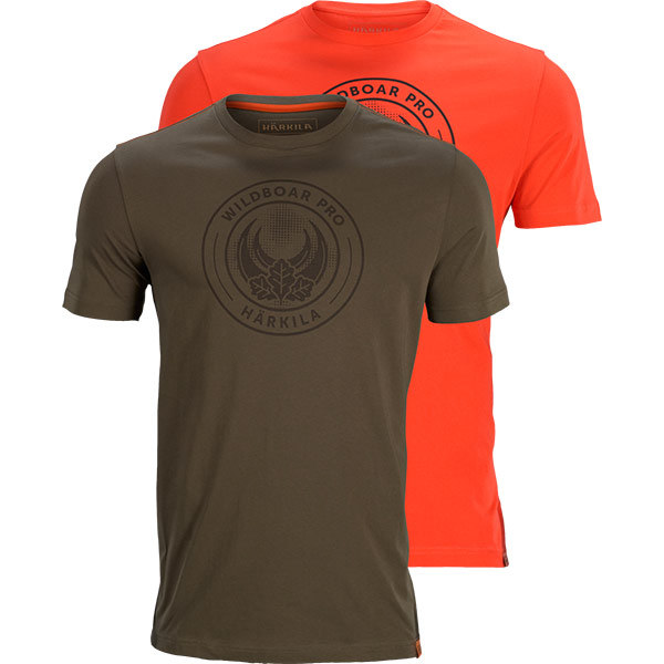 Harkila majca Wilboard Pro S/S boja Willow green/Orange, vel. 2XL – Harkila