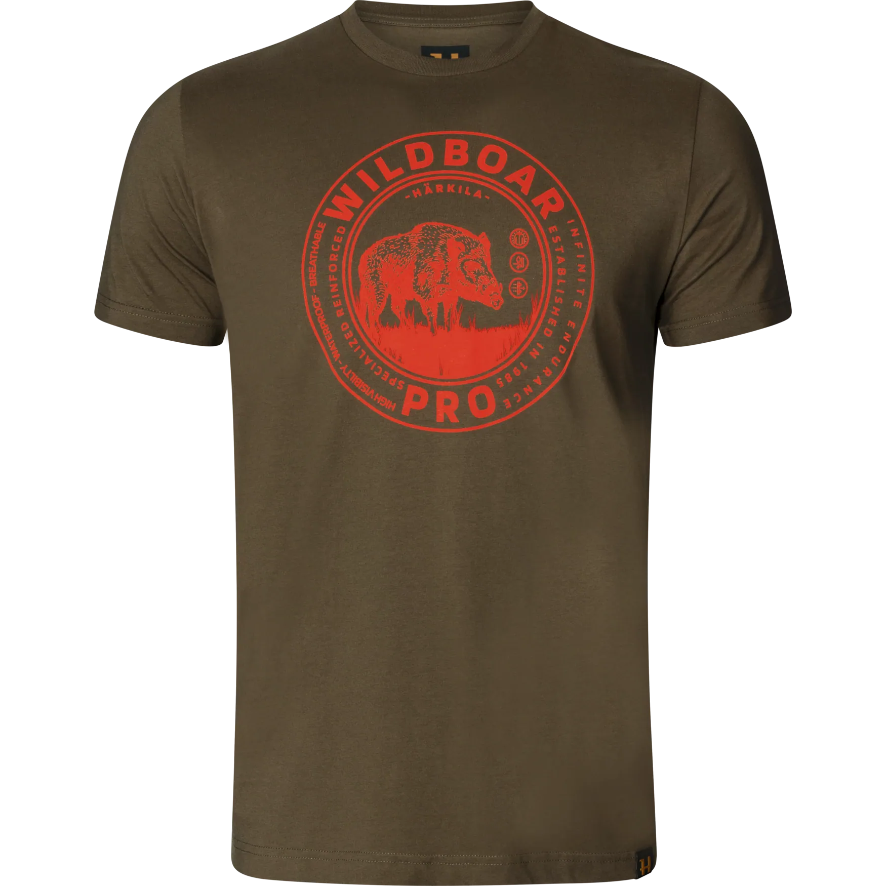 Harkila majca Wildboar S/S boja Willow green, vel.4XL – Harkila