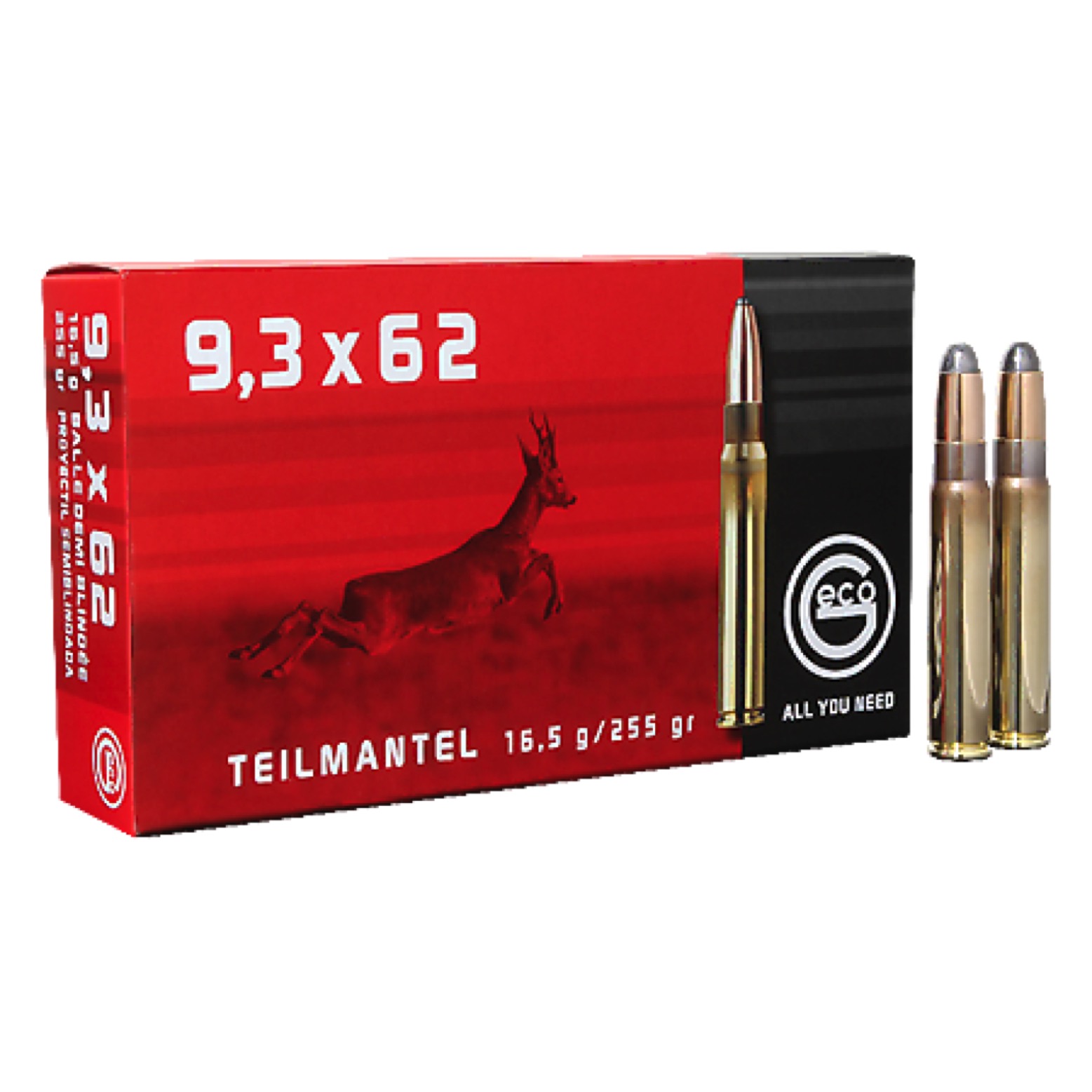 Karabinski metak GECO 9,3X62 TM 16,5gr – GECO
