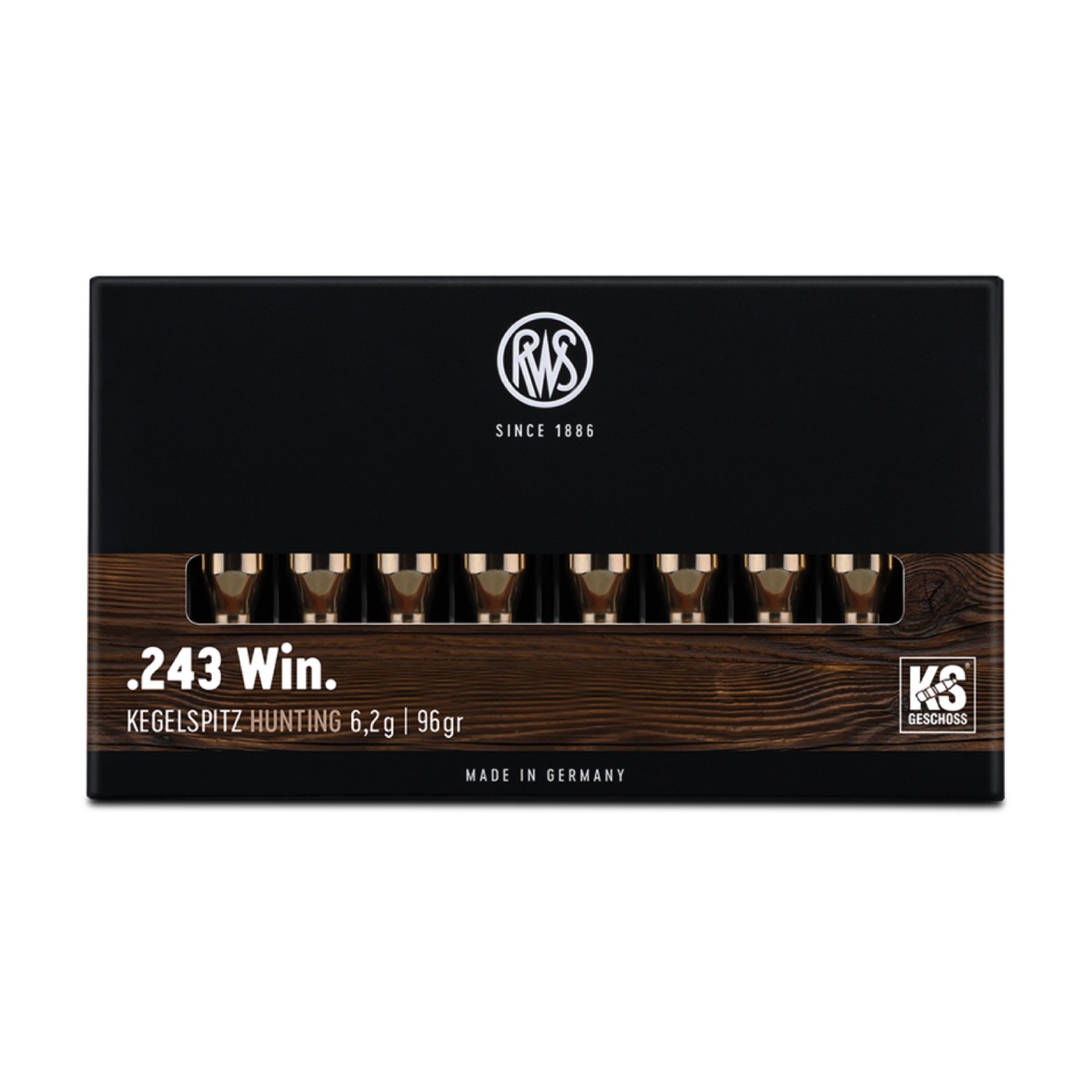 Karabinski metak RWS .243 Win. KEGELSPITZ 6,2g/96gr – RWS