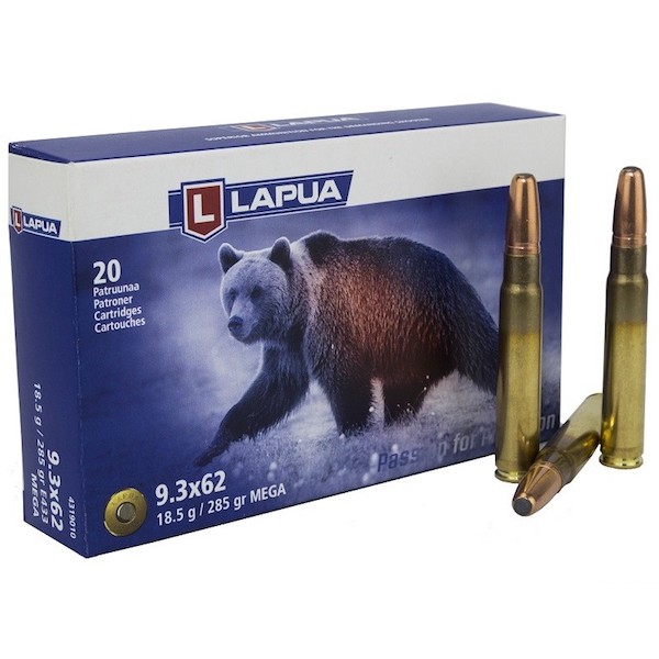 Karabinski metak LAPUA 9,3X62 MEGA 18,5g/285gr – Lovačka Oprema
