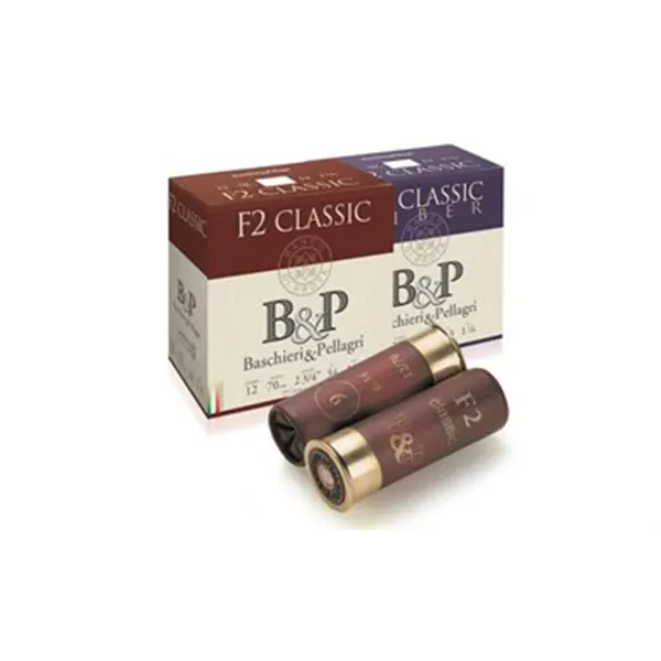 Lovački metak B&P F2 Classic Fiber 12/70 33gr 0 (3,9mm) – Baschieri & Pellagri