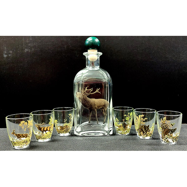 Lovački set čašica sa flašom – Fritzmann