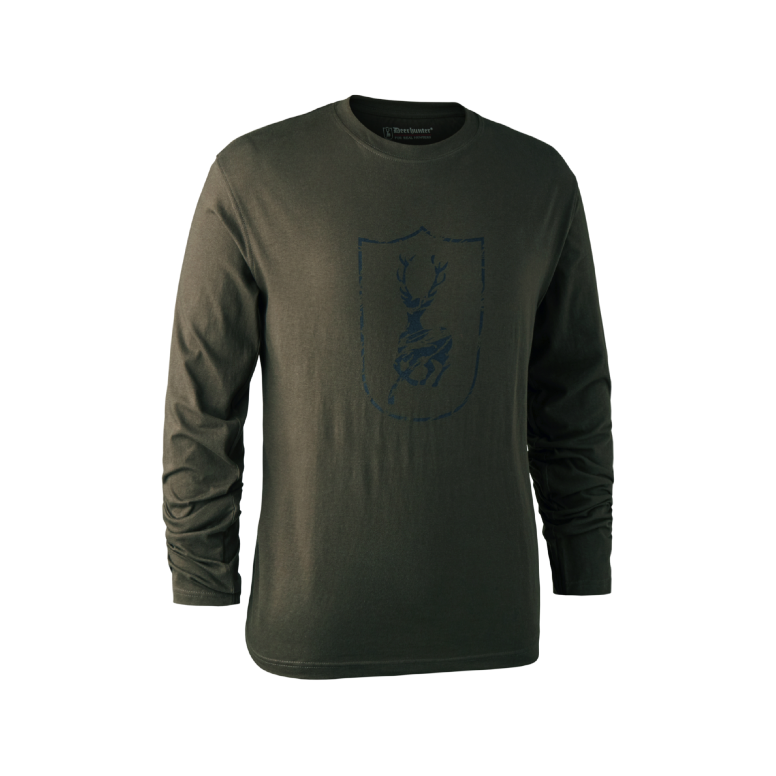 Majce Logo T-Shirt L/S T 378 DH Bark Greenvel.M-3XL – Deerhunter