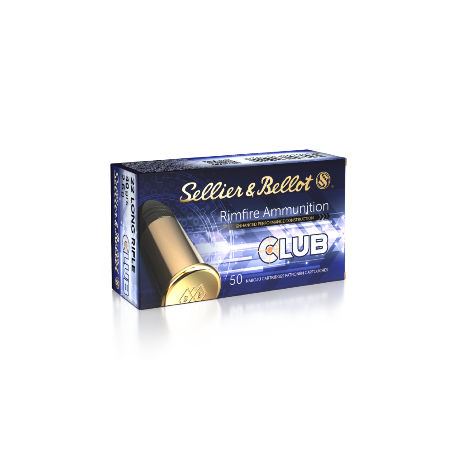 Malokalibarska municija Bellot 22 LR Club 40gr/2.56g – Sellier&Bellot