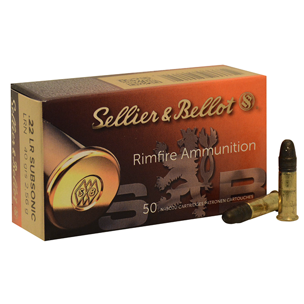Malokalibarska municija Bellot 22 LR Subsonic 40gr/2.6g – Sellier&Bellot