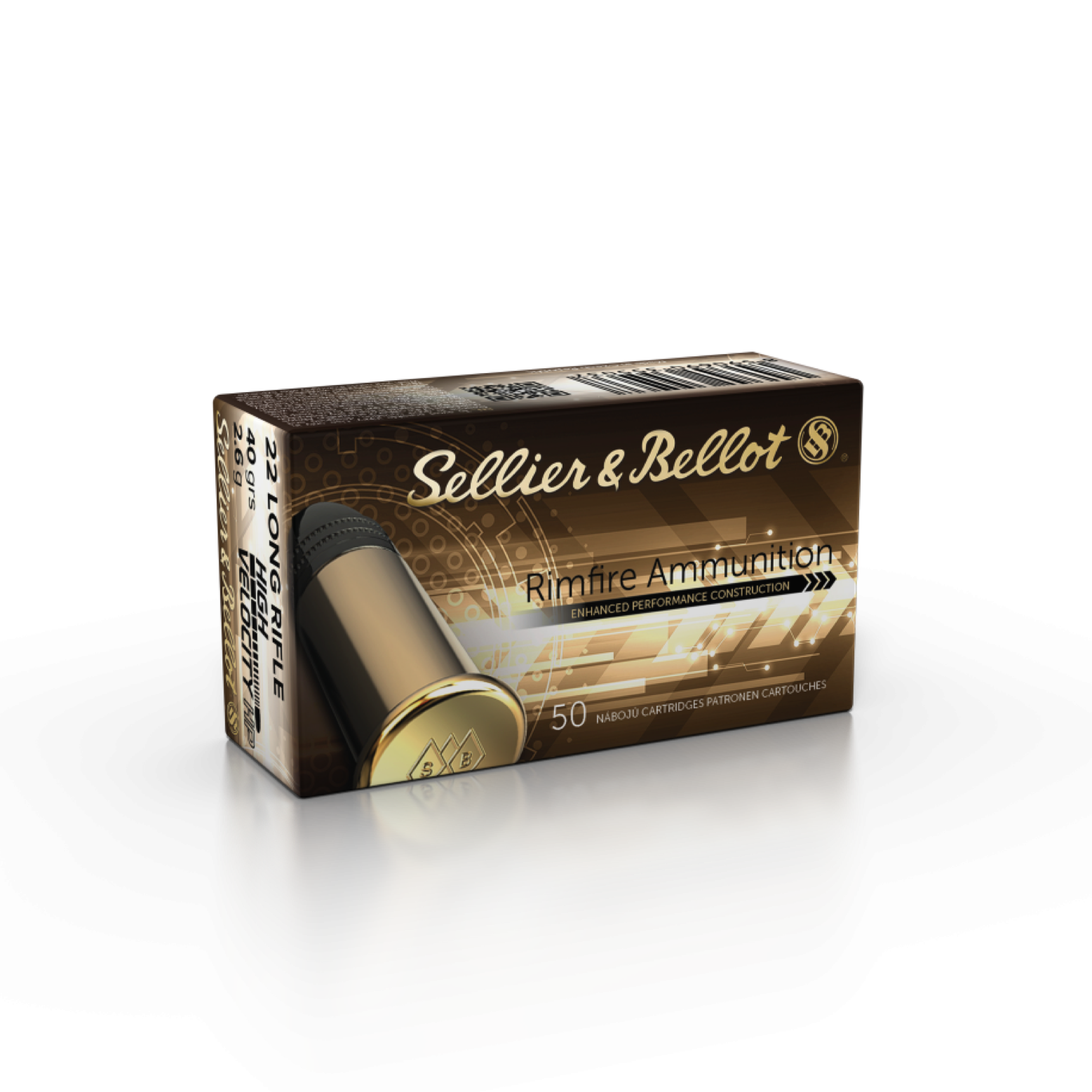 Malokalibarskja municija Bellot 22 LR HV HP  38gr/2.45g – Sellier&Bellot