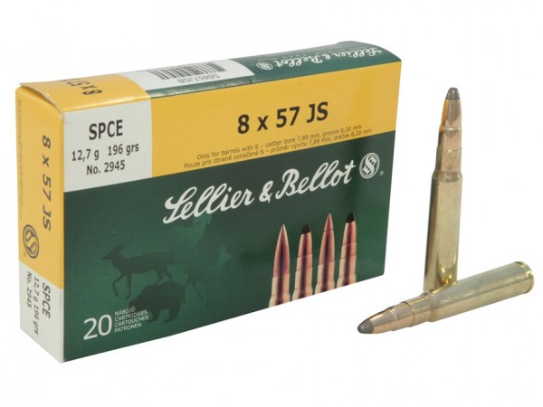Municija karabinska Belot 8x57 JS SPCE 12,7g – Sellier&Bellot
