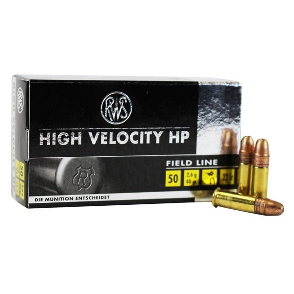 Malokalibarska municija RWS 22 LR HV Hollow point 2,6g – RWS